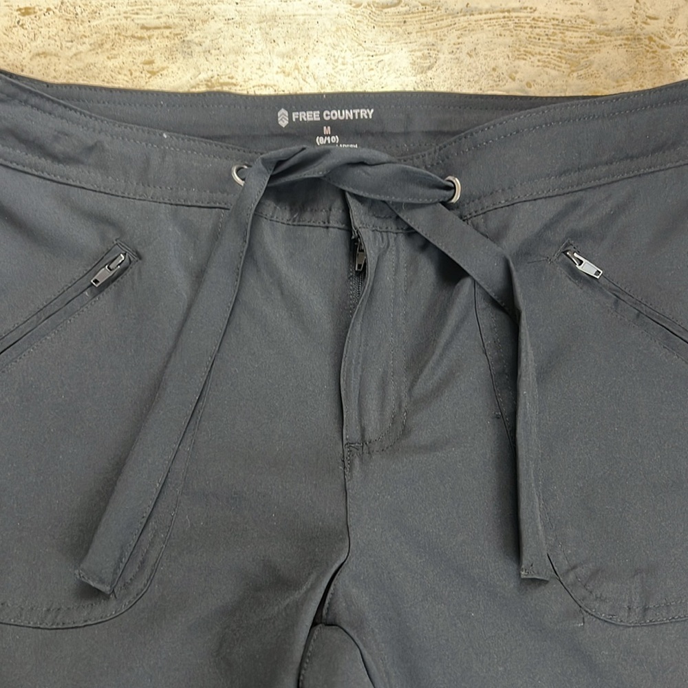 Free Country black beach 2 boardwalk Bermuda shorts size medium - Picture 7 of 9